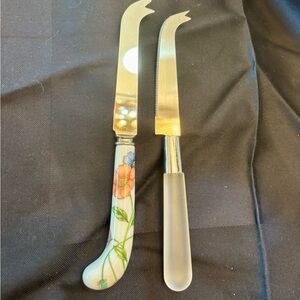 Portmeirion Cheese Knife with Porcelain Handle,House of Prill,Poppy